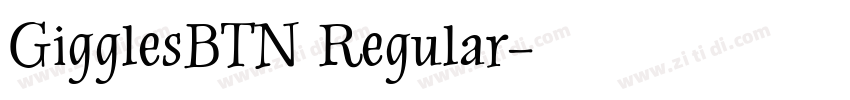 GigglesBTN Regular字体转换